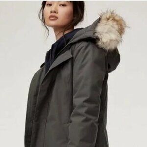 Aritzia TNA Haven Parka - Grey – Size XS